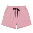thumbnail image 7 of Oksale Casual Shorts for Women Loose Cozy 3 Inch Shorts with Pockets Summer 2026 Drawtring Elastic Waisted Comfy Shorts Pink M, 7 of 7
