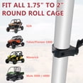thumbnail image 2 of Soporte para teléfono UTV MOMI RAC GP 360 ajustable para 1,75-2 pulgadas, 2 of 8