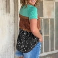 thumbnail image 4 of Pompotops Chemise Ethnique pour Femmes à Imprimé Léopard Manches Courtes T-Shirt Blouse Tops, 4 of 8