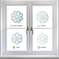 thumbnail image 4 of 16PCS Flower of Life Window Decals Sticker Static Glass Clings Sliding Door Non Adhesive Vinyl Film Home Decals for Windows Prevent Stop Birds Dogs Pets Strikes, 4 of 7
