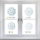 thumbnail image 5 of 16 piezas de calcomanías para ventanas con diseño de flor de la vida, calcomanías estáticas para vidrio, calcomanías de vinilo no adhesivas para puertas corredizas, calcomanías para el hogar para, 5 of 8