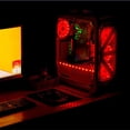 thumbnail image 4 of 1x Ventidor de Enfriamiento LED Accesorios Ordenador Portátil Cámara Fotografía Teléfono Inteligente Móvil Computadora Informática Tablet rojo Soledad Enfriador de ventilador, 4 of 10