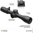 thumbnail image 2 of Leupold Mark 4HD 2.5-10x42 PR1-MOA Reticle Matte Black Riflescope, 2 of 8