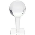 thumbnail image 2 of Plymor Clear Acrylic Display Sphere Holder Riser, 2.125" H x 1.5" W x 1.5" D (0.75" Circle) (2 Pack), 2 of 2