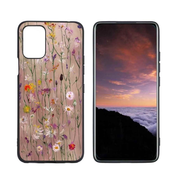 Flowers-110 Phone Case, Degined for LG K52 Case Men Women, Flexible Silicone Shockproof Case for LG K52