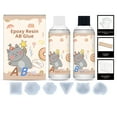 thumbnail image 2 of DIY Epoxy Resin AB Glue Kit Fast Curing Transparent Craft Material for Handmade Jewelry Infusion Arts & Crafts 100ml, 2 of 8