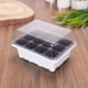 thumbnail image 3 of Insertos de germinación y clonación para propagación de plantas, macetas de vivero en jardineras, bandeja de inicio de semillas de 12 celdas, 3 of 7