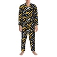 thumbnail image 3 of Daiia Repair tools for Men's Long-Sleeved Pajama Set – Soft & Comfortable Sleepwear Button-Up Pajamas Cozy Lounge Wear-XX-Large, 3 of 7