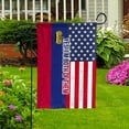 thumbnail image 2 of American Half Liechtenstein Flag Liechtensteiner Friendship U.S.A My Home My Blood Garden Flag, Double-Sided Decorative Outdoor Flag, Patriotic Polyester Yard Flag 11.5 x 17.5 in, 2 of 5