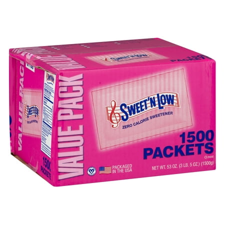 (1500 Packets) Sweet'N Low Sweetener Packets