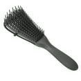 thumbnail image 1 of Detangling Hair Brush for Long Thick Wet Dry Hair Fine Teeth Comb Knots Detangler, Curved Design with 8 Rows Elastic Brushes, Suitable for All Hair Types, 1 of 7