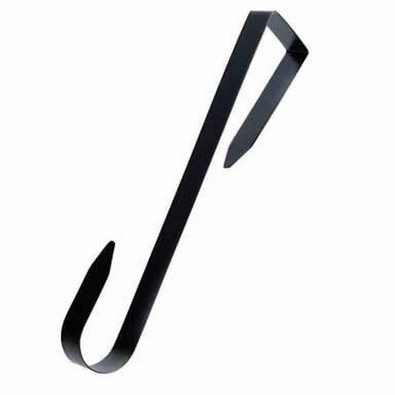 Gerson 12 In. Metal Over-The-Door Black Wreath Hanger 2310740