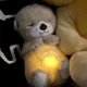 thumbnail image 2 of Muñeco de peluche de bebé, oso de respiración, compañero de juegos relajante para recién nacido, juguete de nutria, música para dormir, muñeca ligera con sonido, regalo, 2 of 5