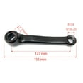 thumbnail image 2 of qiya 127mm Exercise Bike Crank Iron Square Hole Left/Right Indoor Sports Bike Crank, 2 of 6