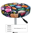thumbnail image 4 of Disketp Underwater Diving Animals Funda Redonda para Taburete, Funda de Cojín para Silla de Bar Suave y Elástica-14 inch, 4 of 7