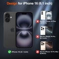 thumbnail image 2 of Funda magnética SUPFINE para iPhone 16 con MagSafe Green, 2 of 7