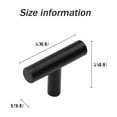 thumbnail image 5 of Stainless Steel Cabinet Hardware, Durable Hollow Construction, Installation Screws Included For Kitchen, Dining Room Cabinets, 5 of 5