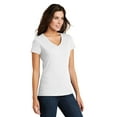 thumbnail image 4 of District Made Ladies Super Slub V Neck Tee-3XL (White), 4 of 6