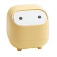 thumbnail image 4 of Lishi Yellow Desktop Trash Can, 4 of 4