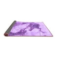 thumbnail image 2 of Ahgly Company Indoor Round Abstract Purple Modern Area Rugs, 6' Round, 2 of 4
