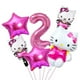 thumbnail image 4 of Juego de globos de aluminio de modelo de Hello Kitty para niños, decoración de fiesta de cumpleaños, juguetes para niñas, regalos para niños, suministros para fiestas, 6 piezas, 4 of 4