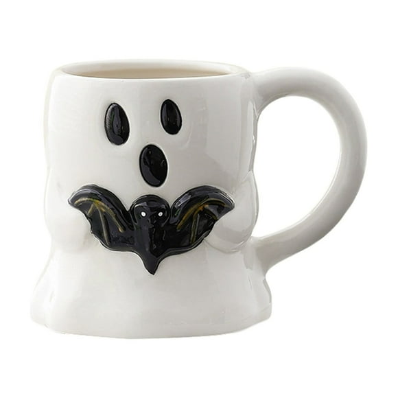 CJiaWei Halloween Ceramic Mug With Design 450ml Funny Prank Cup For Coffee & Tea Cute Creepy For Party Or Daily Use