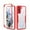 Red, variant on Allytechgroup for Samsung Galaxy S24 Case with Built-in Screen Protector, Full Body Protection Hard Acrylic Back Lightweight Scratch Resistant Clear Cover for Samsung Galaxy S24 - Pink