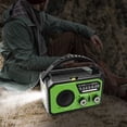 thumbnail image 4 of Radio Meteorológico Portátil 16000 MAh AM/FM/WB NOAA Compatible Con Dientes 5.3 Altavoz Azul, 4 of 9