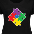 thumbnail image 4 of Inktastic Autism Awareness Month Puzzle Women's Plus Size T-Shirt, 4 of 5