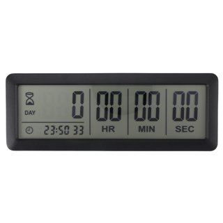 Digital Countdown Days Timer - Upgraded Big 999 Days Count Down Clock Touch  Button with Bracket for Retirement Wedding Vacation Birthday Holidays  (999Day) 