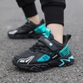 thumbnail image 2 of NOEGOEU Boys Slip On Shoes for Kids Waterproof Sneakers Lightweight Non Slip Sole Walking Running (Blue,29), 2 of 8