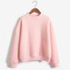 thumbnail image 1 of Hauts à Manches Longues pour Femmes Col Roulé Couleur Unie Sweat-Shirt en Velours, 1 of 6