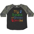 thumbnail image 3 of Inktastic My Grandma and Grandpa Love Me Boys or Girls Toddler T-Shirt, 3 of 5