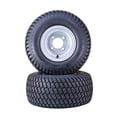 thumbnail image 2 of WANDA Lawn Mower Tractor Tire & wheel 18X8.5-8 4-Ply with 4 Lugs on 4" PCD Silver Wheel-13028,SET 2, 2 of 3