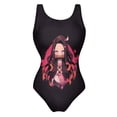 thumbnail image 4 of Demon Slayer Womens Bathing Suits One Piece Swimsuits Cute Bikini Printed Swimwear Cover Up Dress XL, 4 of 7