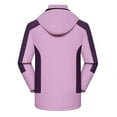 thumbnail image 4 of Babysbule Fall Jackets for Women Women's Winter Detachable Cap And Windproof Thickened Fleece Outdoor Sports Warm Jacket Women's Tops Blouse, 4 of 4