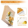 thumbnail image 5 of Yayeee Napkin Holder for Table Set of 2 Kitchen Paper Tissue Organization, Oranges Watercolor, 5 of 8