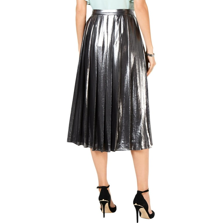 Michael kors top metallic pleated skirt