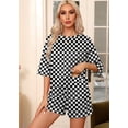 thumbnail image 3 of MINTREUS Womens Pajamas Sets 2 Piece knit Lounge Set Sleepwear With Pockets Loose fit M-3XL, 3 of 8