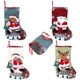 thumbnail image 1 of 4 calcetines navideños de terciopelo para decoración del árbol de Navidad, colgante de Papá Noel y muñeco de nieve para colgar adornos navideños (12,2 x 7,48 pulgadas), 1 of 7