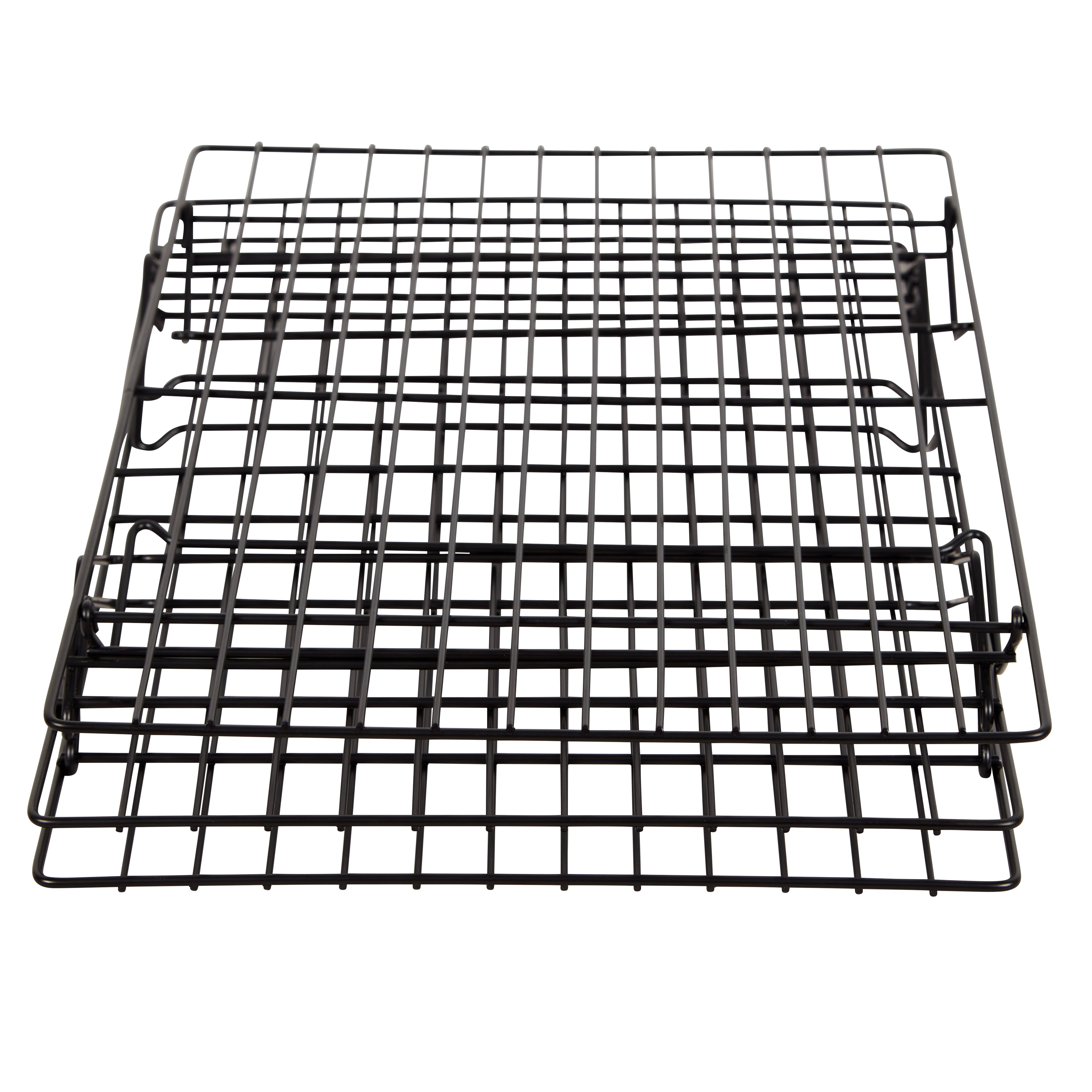 Wilton Ultra Non-Stick 15" x 9" 3-Tier Steel Cooling Rack Foldable Stackable Cooling Grid