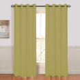 thumbnail image 2 of Lavish Home Mia Jacquard Grommet Curtain Panel, 2 of 2