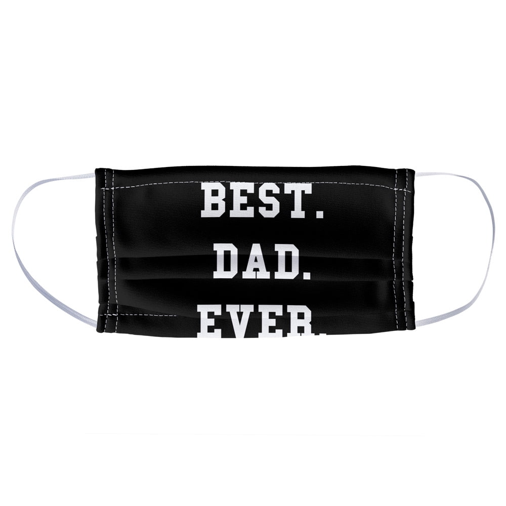 Best Dad Ever 1-Ply Reusable Face Mask Covering, Unisex