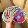 thumbnail image 4 of 10 bolsas holográficas iridiscentes de Mylar con forma de donut  Bolsas de almacenamiento con cierre de cremallera resellables impermeables y a prueba de olores for dulces, galletas, tabaco y regalos, 4 of 4