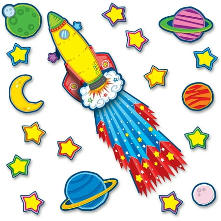 Carson-Dellosa Publishing Rocket 3-D Bulletin Board Set