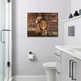 thumbnail image 6 of Jesus Lion and Lamb Wall Decor Jesus Pictures for Wall Christian Lion of Judah Religious Canvas Prints Painting Modern Inspirational Artwork Framed Decor for Bedroom Living Room Church 16"x12", 6 of 6
