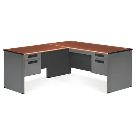 OFM Model Executive Series L-Shaped 5-Drawer Desk