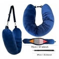 thumbnail image 2 of Filled Multifunctional Neck U Shaped Travel Luggage Pillowcase Portable Outdoor Supportive Rest, 2 of 6