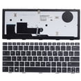 thumbnail image 2 of Clavier d'Ordinateur Portable US pour HP EliteBook Revolve 810 G1 810 G2 810 G3 Rétroéclairage Clavier D7Y87PA 706960-001 Clavier US Rétroéclairage Argenté, 2 of 4