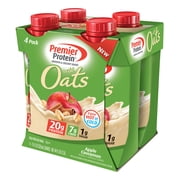 Premier Protein Shake with Oats, Apple Cinnamon, 20g Protein, 11 Fl Oz, 4 Ct